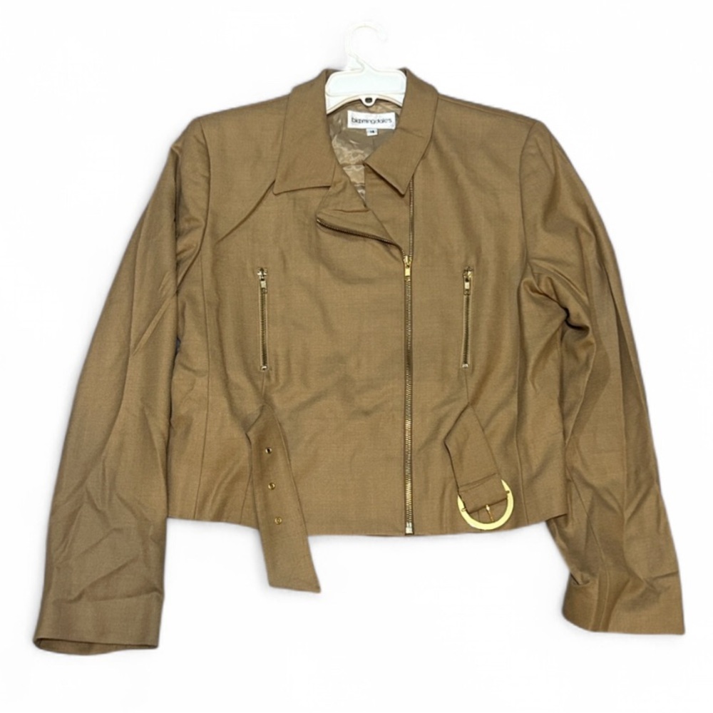 Bloomingdale's Tan Utility Jacket for Women